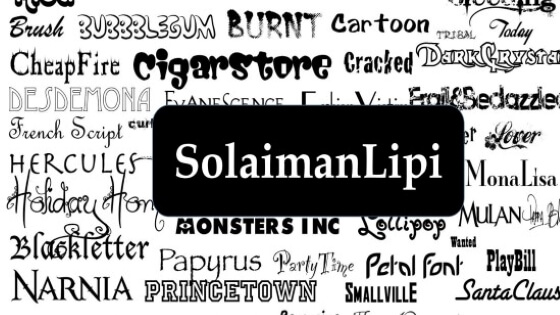 Add Bangla Font SolaimanLipi